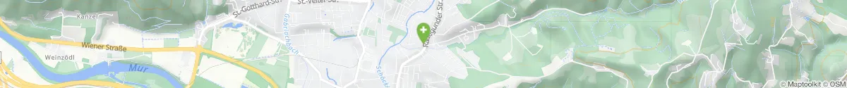 Kartendarstellung des Standorts für purpur Apotheke in 8045 Graz-Andritz